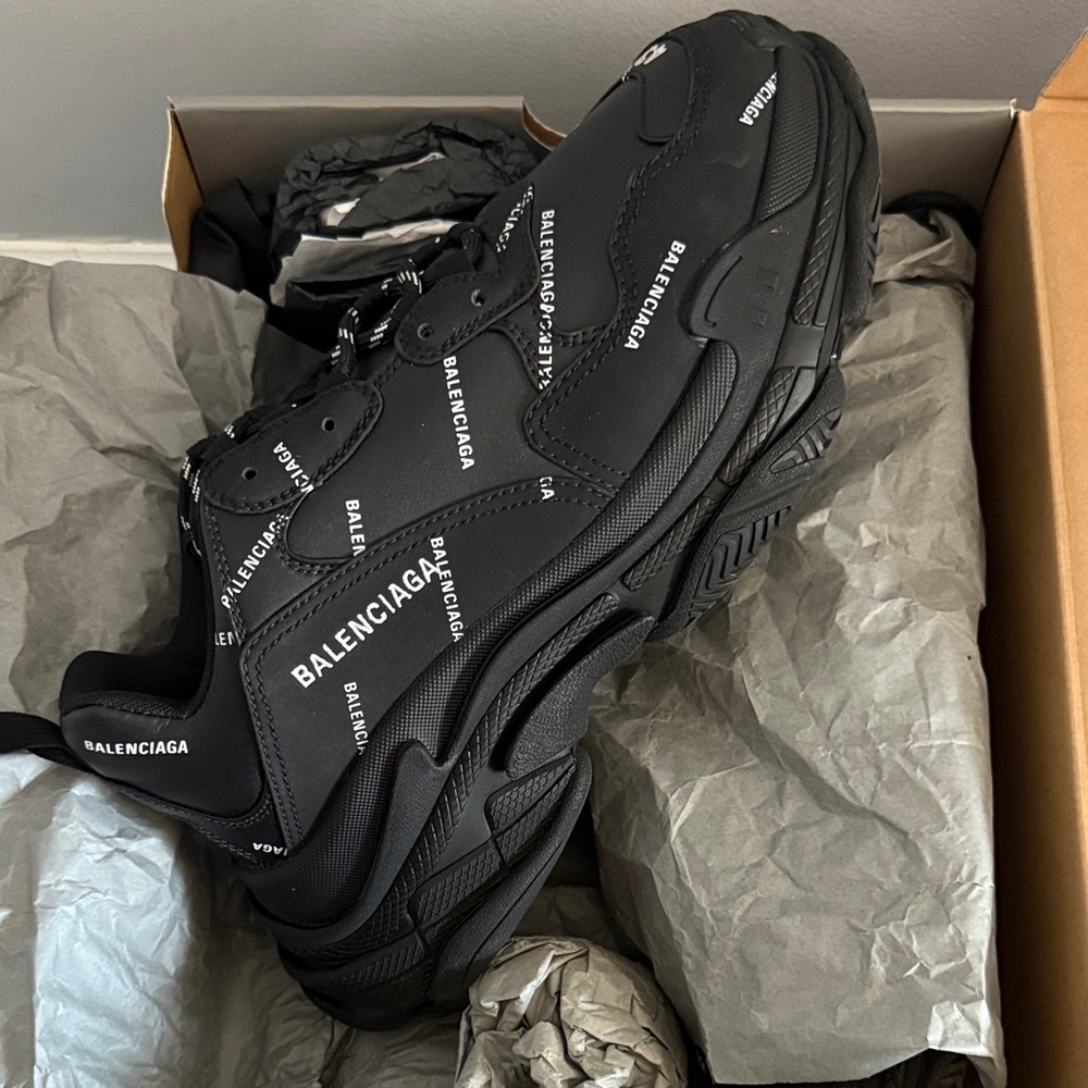 Balenciaga Triple S Sneaker Allover Logo